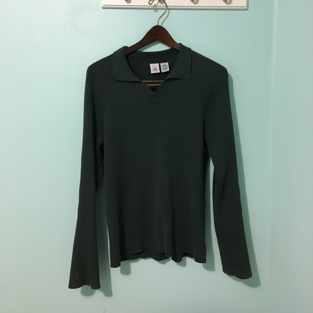 Armani Exchange Green Sweater Long Sleeve